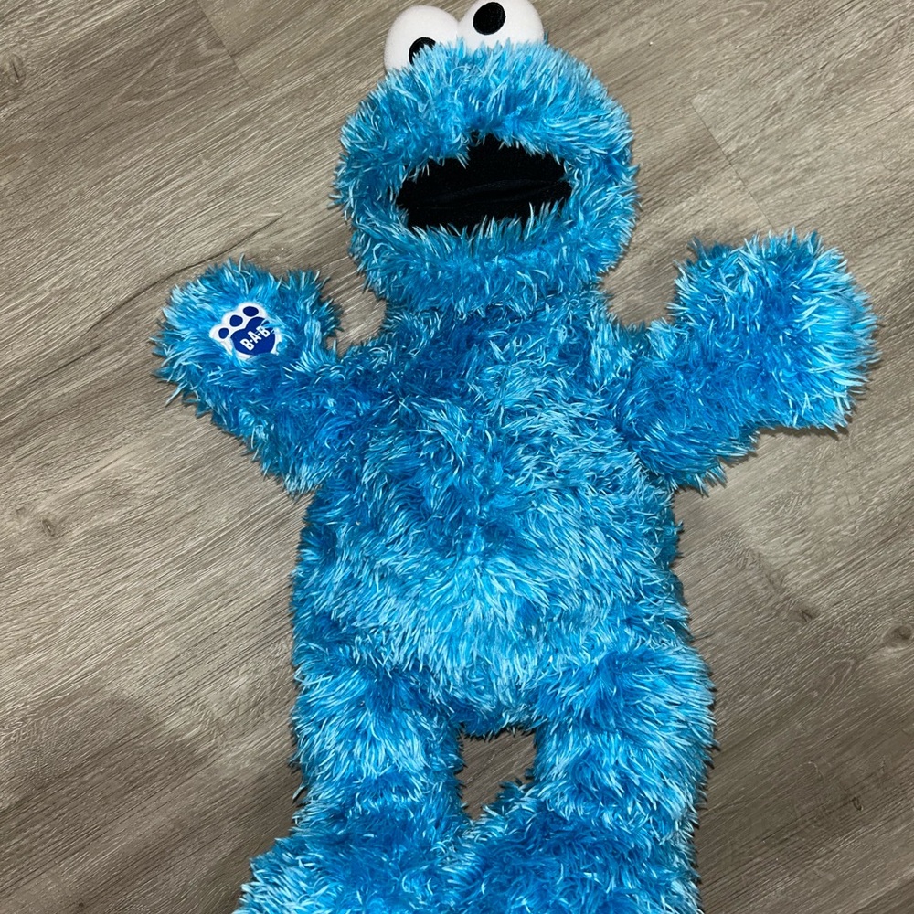 Build-A-Bear Blue Furry Character Plush